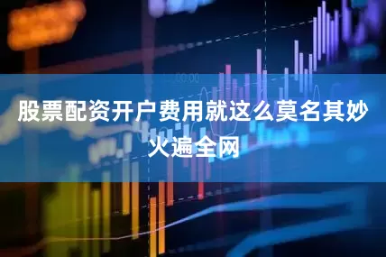 股票配资开户费用就这么莫名其妙火遍全网